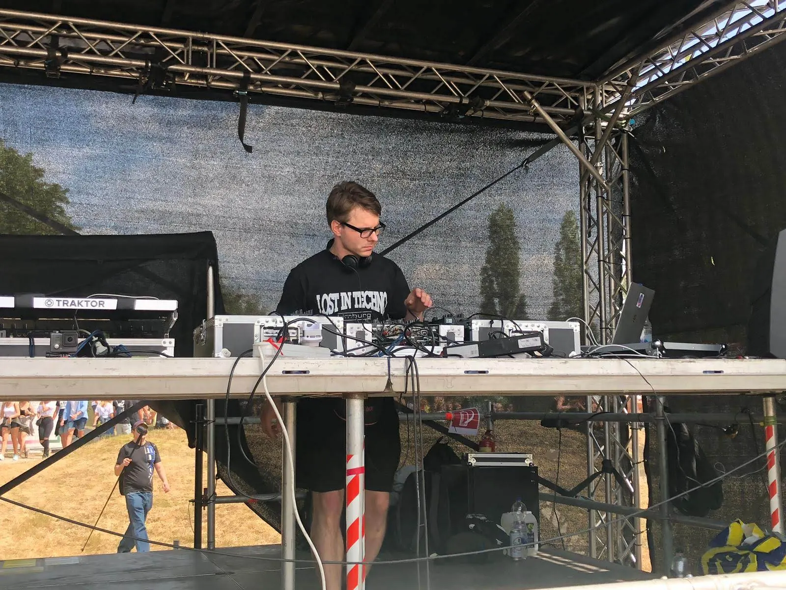 Ottes am DJ-Pult auf der Ruhr-in-Love 2019